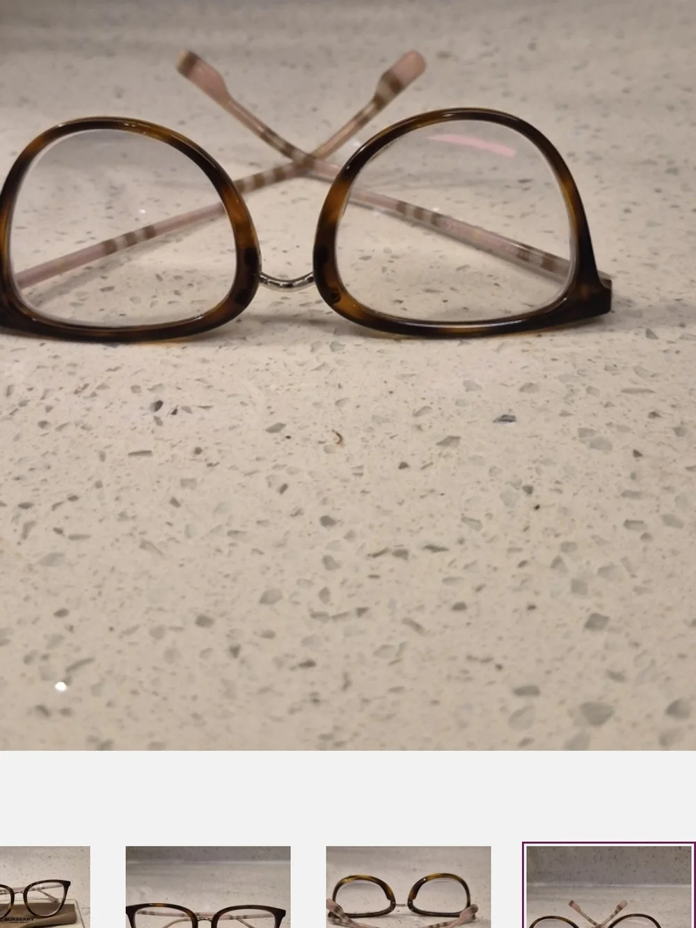 Burberry Women's Tortoiseshell Optical Glasses - Brown